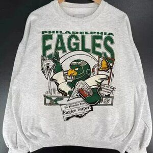 Vintage Philadelphia Eagles Crewneck Sweatshirt, Philadelphia Football NFL Shirt